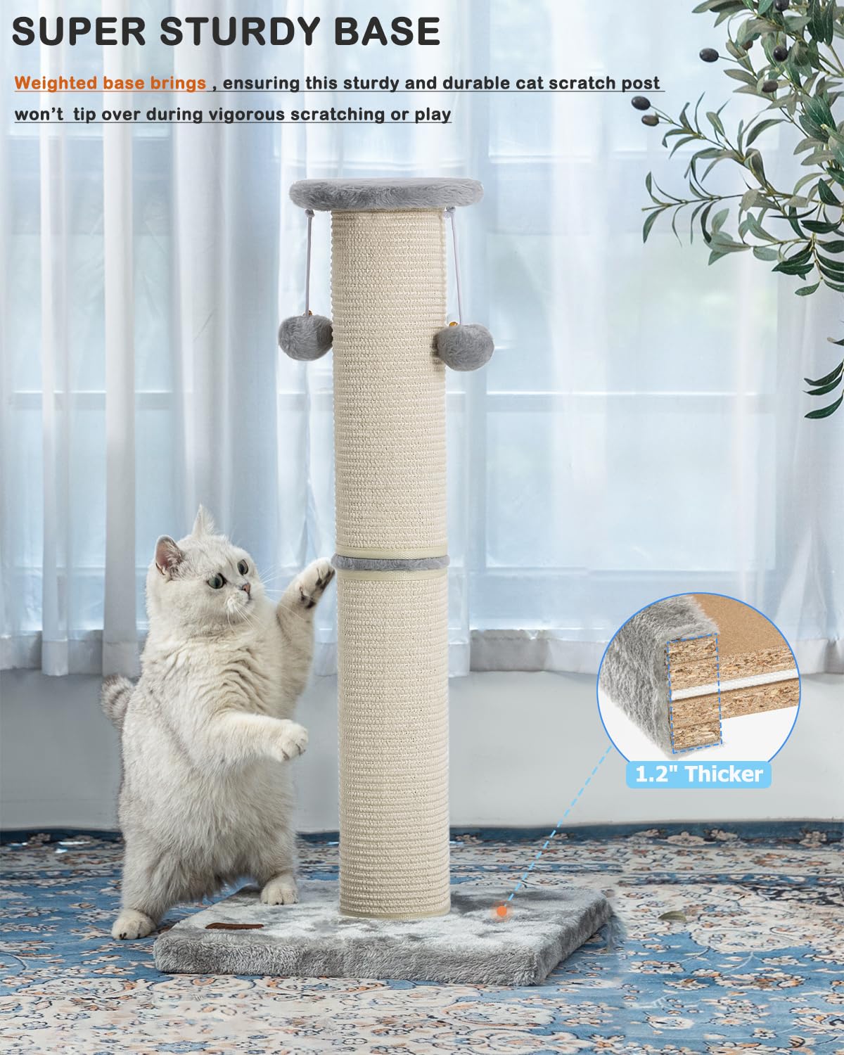 Kilodor cat scratching post assembly guide screenshot.