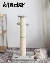 Kilodor cat scratching post with weighted base for stability.