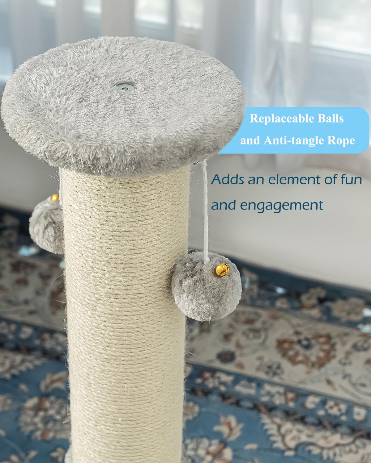 Kilodor sturdy base construction gray for durable indoor use.
