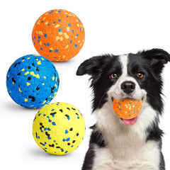 Kimee dog balls blue shell boosts visibility for quick tracking during fetch