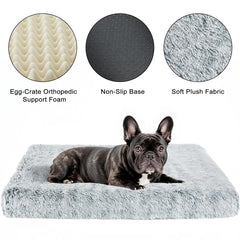 Kimpets orthopedic bed removable cover enables easy cleaning.