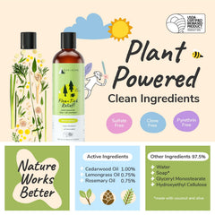 kin+kind Flea & Tick shampoo lather application—easy lather and rinse for baths.