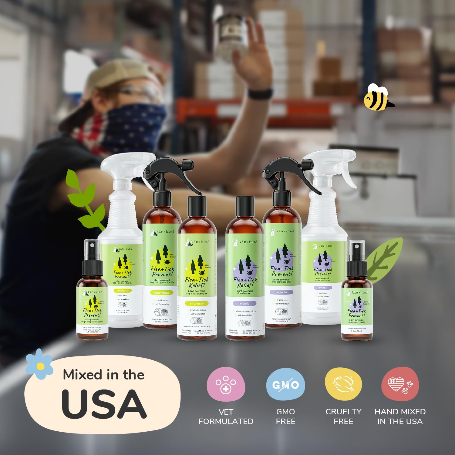 kin-kind USDA-certified organic workshop scene highlights ethical production
