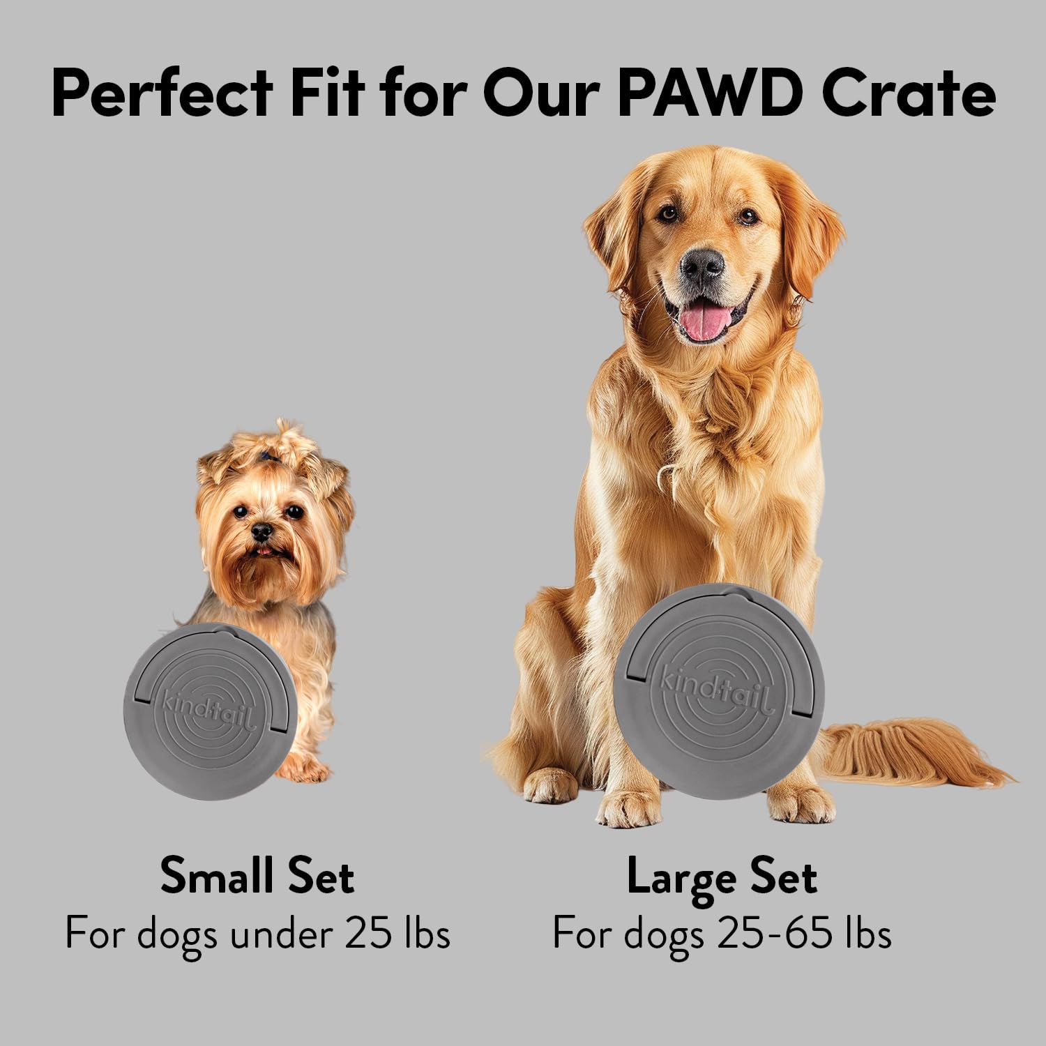 KindTail travel bowls double as a stable lid base for mess-free dining.