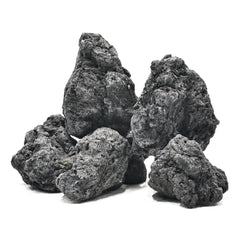 KINGRUI black lava rock close-up showing porous texture for natural aquariums