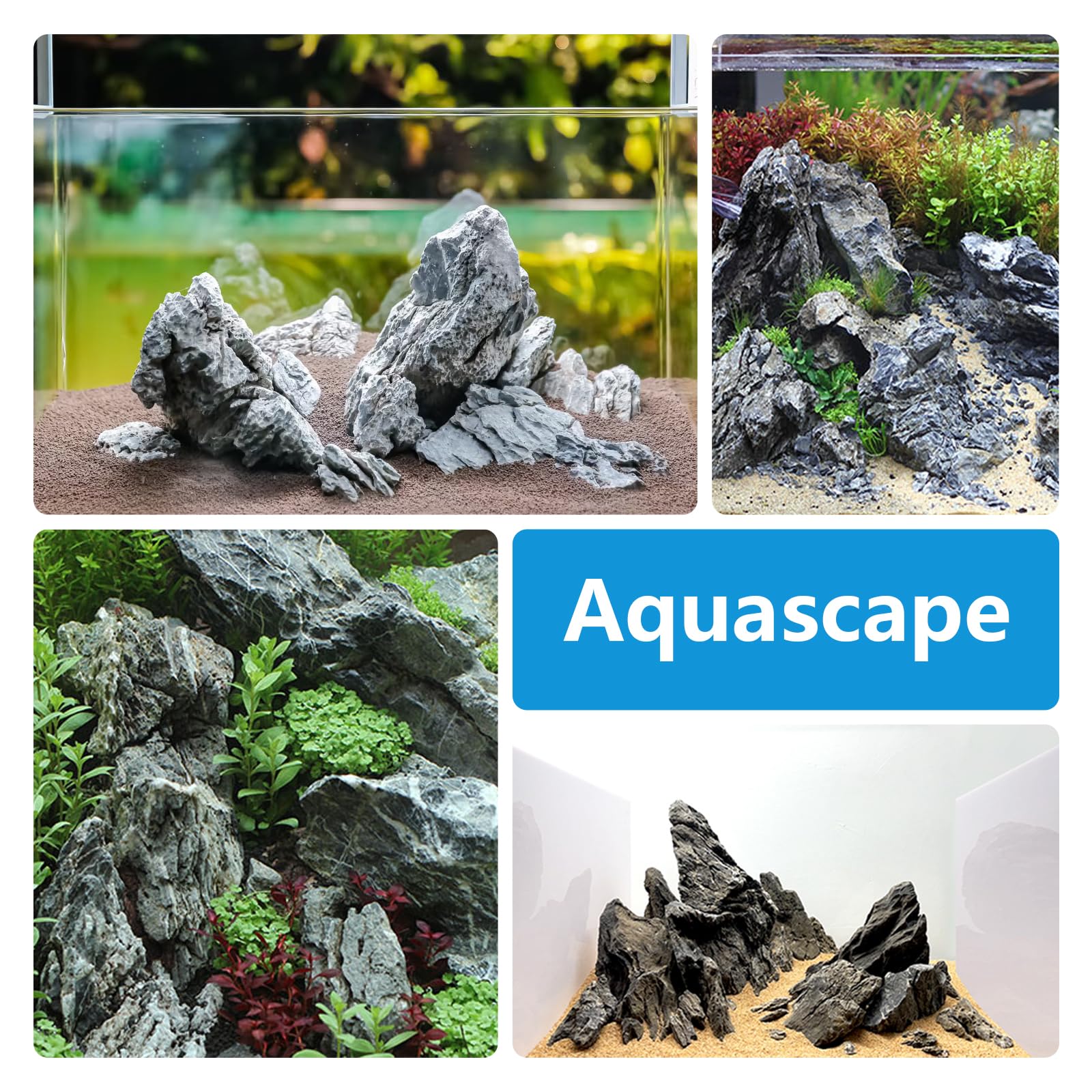 KINGRUI dragon stone aquarium decor 3D structure ideal for arches.