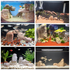 KINGRUI pagoda rock texture adds authentic personality to aquarium layouts.