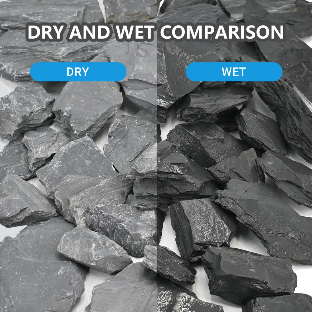 KINGRUI natural slate rocks ideal for fairy gardens create authentic ground cover textures