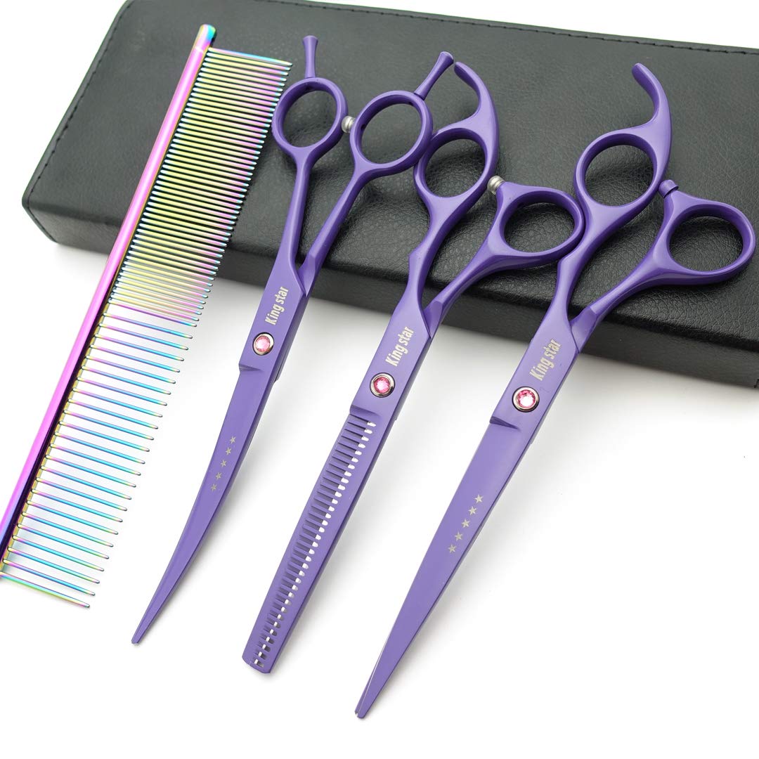 KingSTAR case open displaying complete 7.0in set for tidy, portable grooming