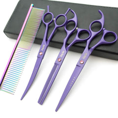 KingSTAR case open displaying complete 7.0in set for tidy, portable grooming