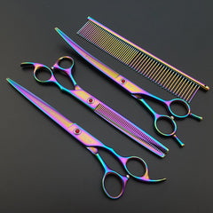 KINGSTAR titanium-plated curved scissors 8in for contouring and shaping.