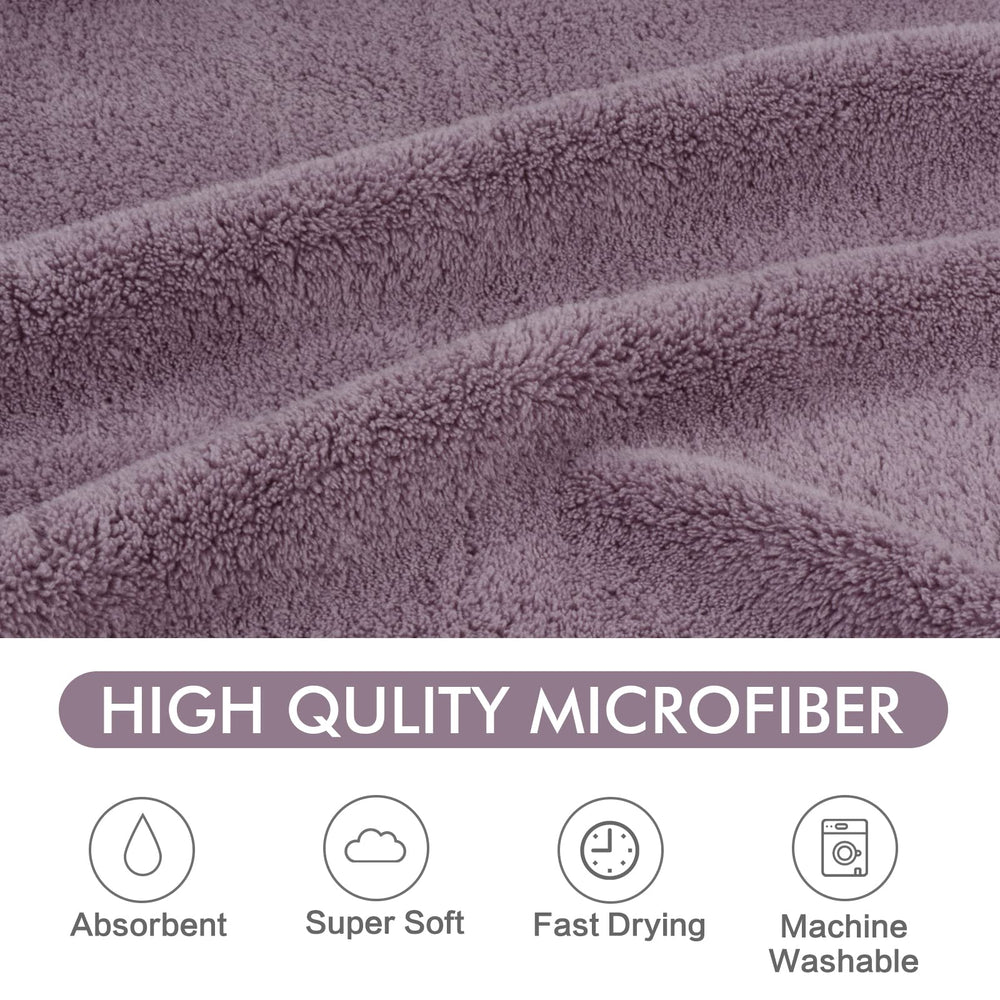 KinHwa dog towel purple large-drying action on pets.
