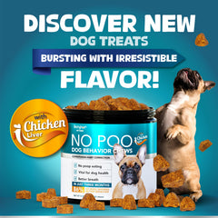 Kinpur No Poo Chews taste profile shows appealing texture that may deter stool eating.