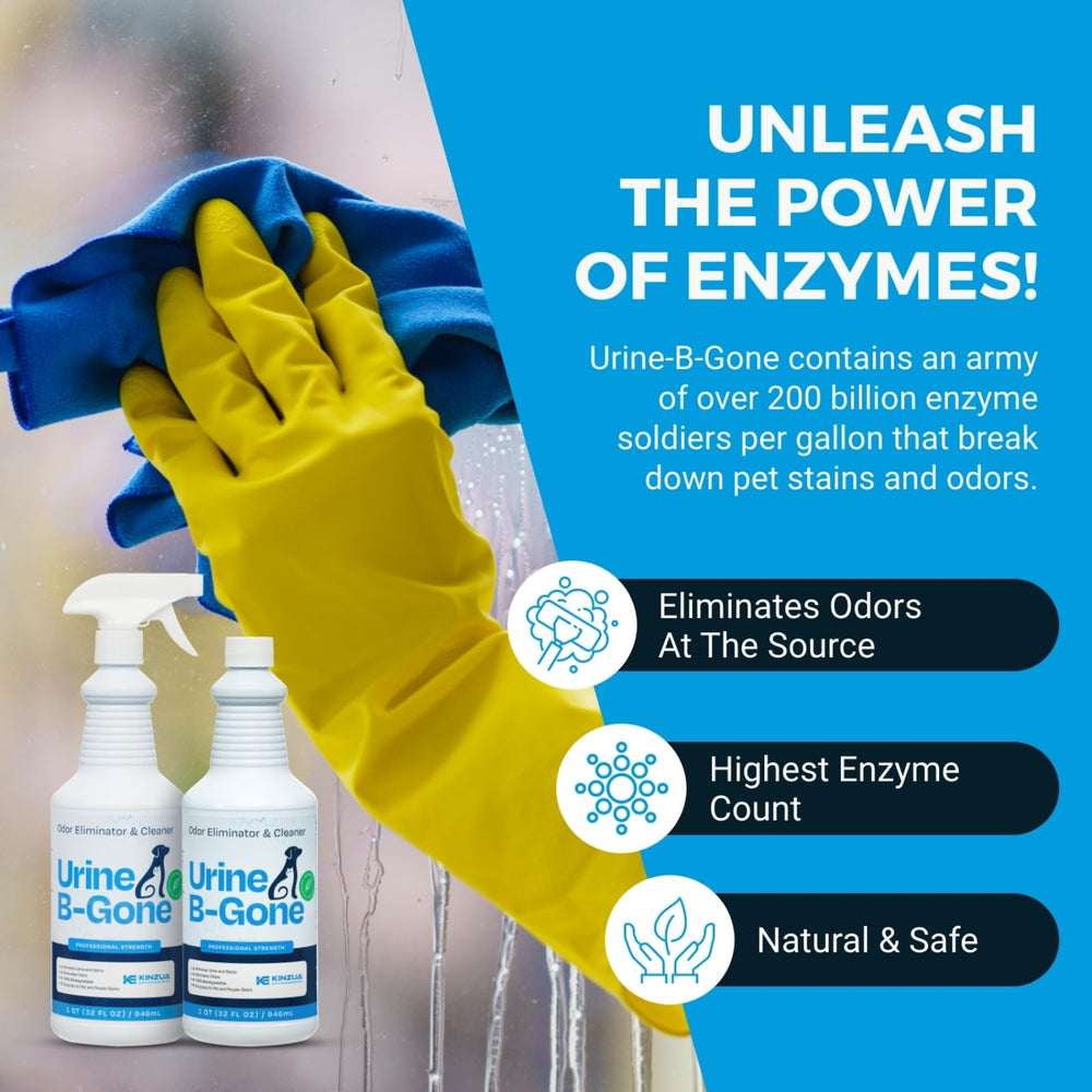 KINZUA ENVIRONMENTAL Urine B-Gone drain use eases odors and hard-water residue