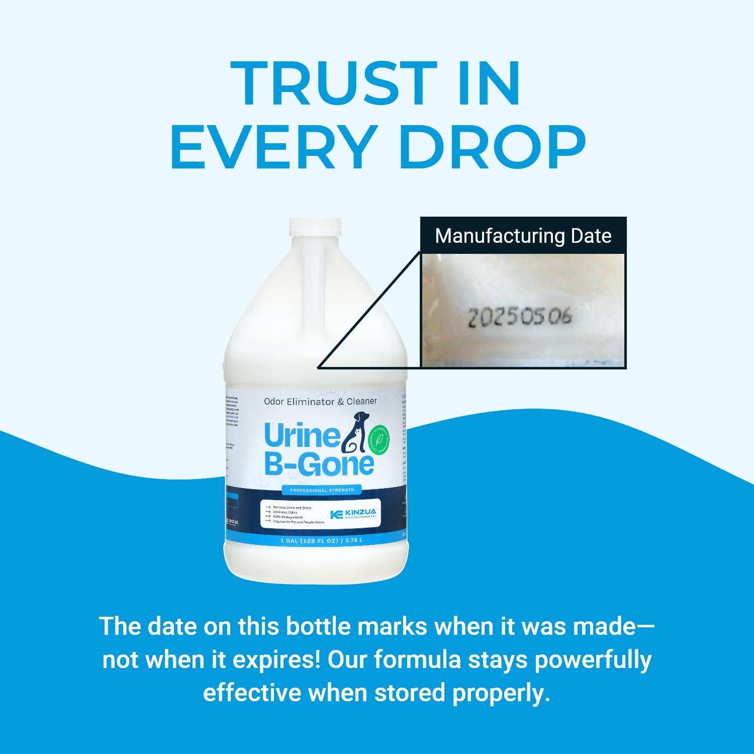 KINZUA ENVIRONMENTAL Urine B-Gone original-scent preview supports refreshed spaces after cleaning