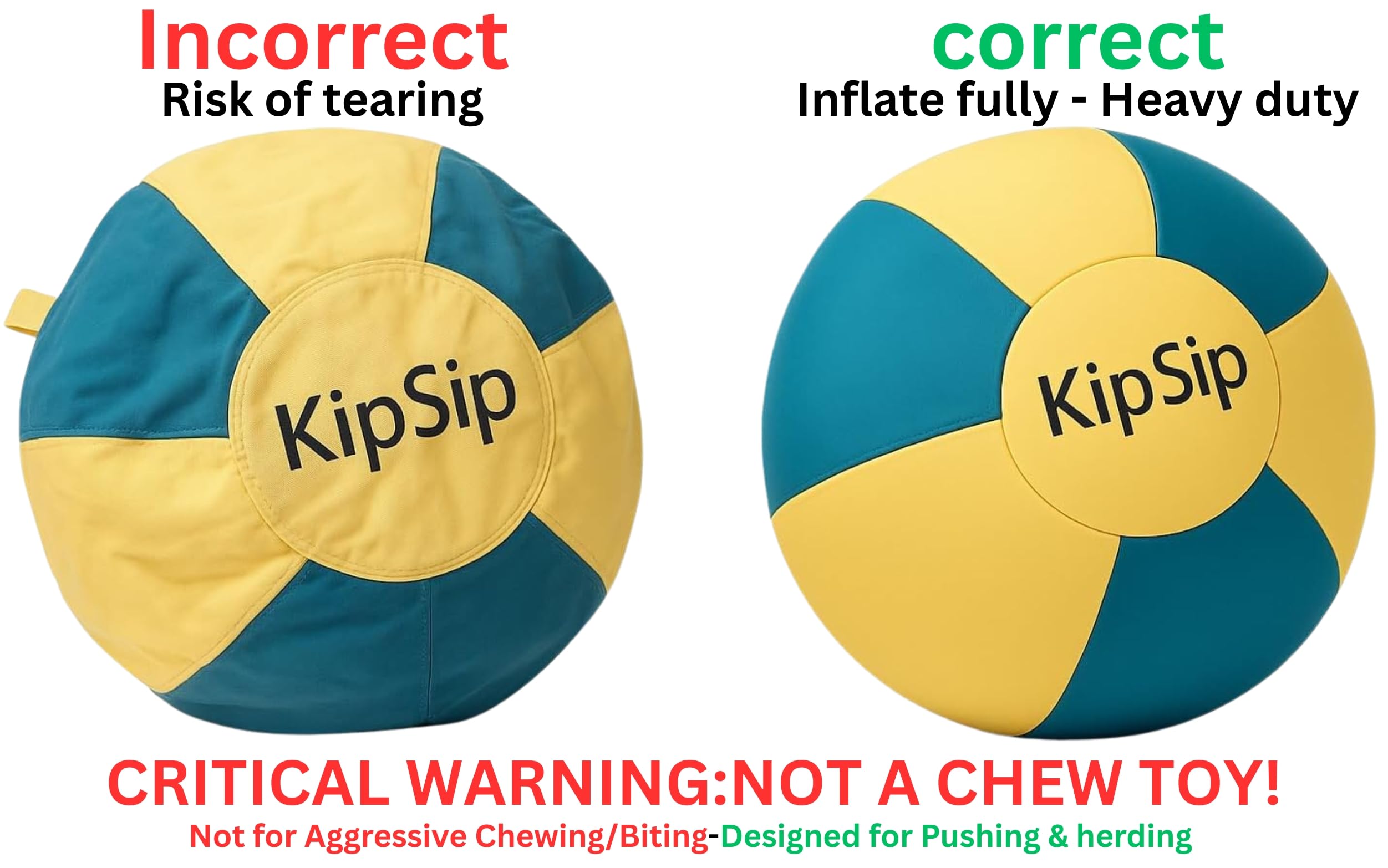KipSip Ball textured cover provides secure grip on surfaces