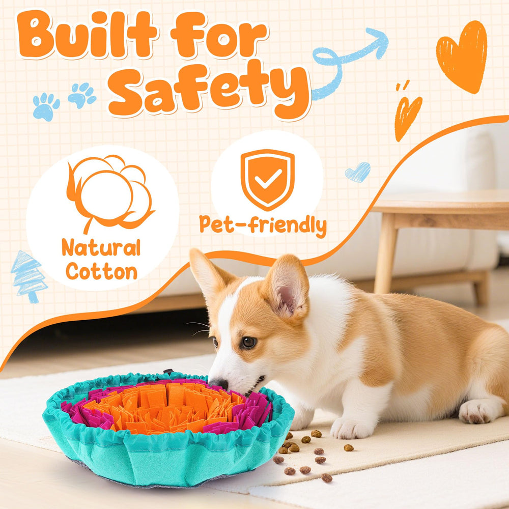 KIPRITII dog feeding set interactive mealtime eases boredom and engages dogs