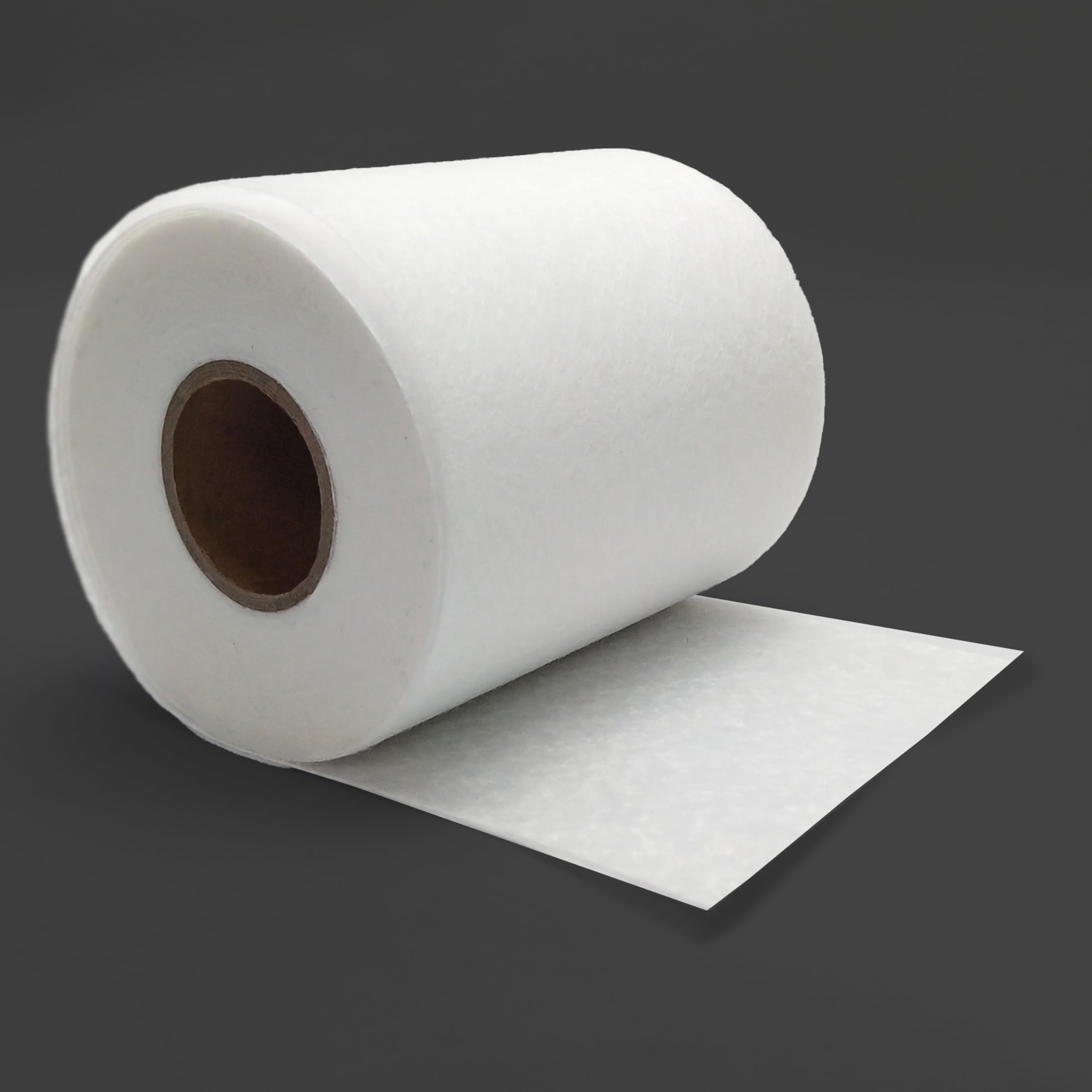 Kipwake fleece roll non-woven polyester closeup emphasizes durable filtration material