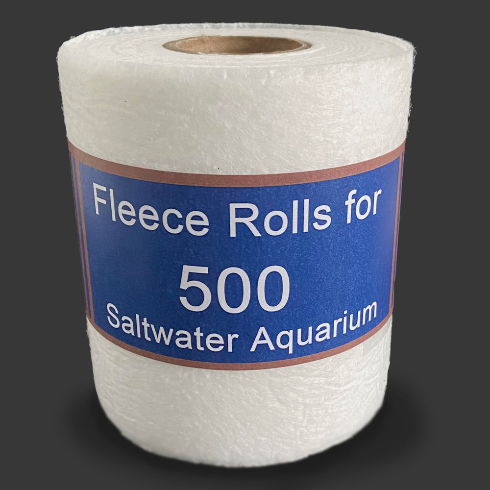 Kipwake replacement fleece roll closeup showing high-filtration efficiency for coral tanks