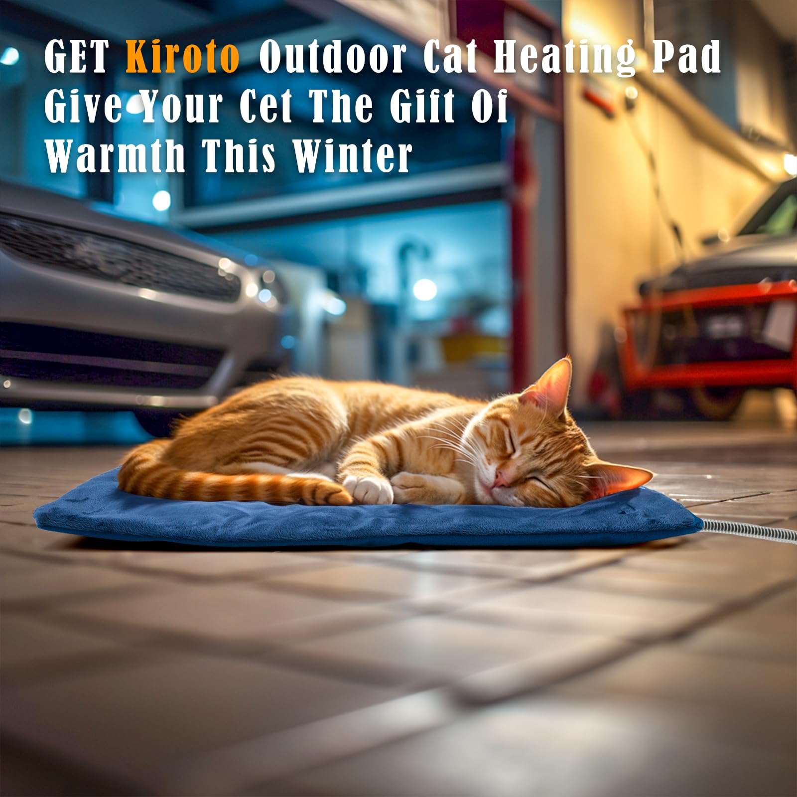 Kiroto waterproof cover removable demonstrates easy cleaning and year-round use.