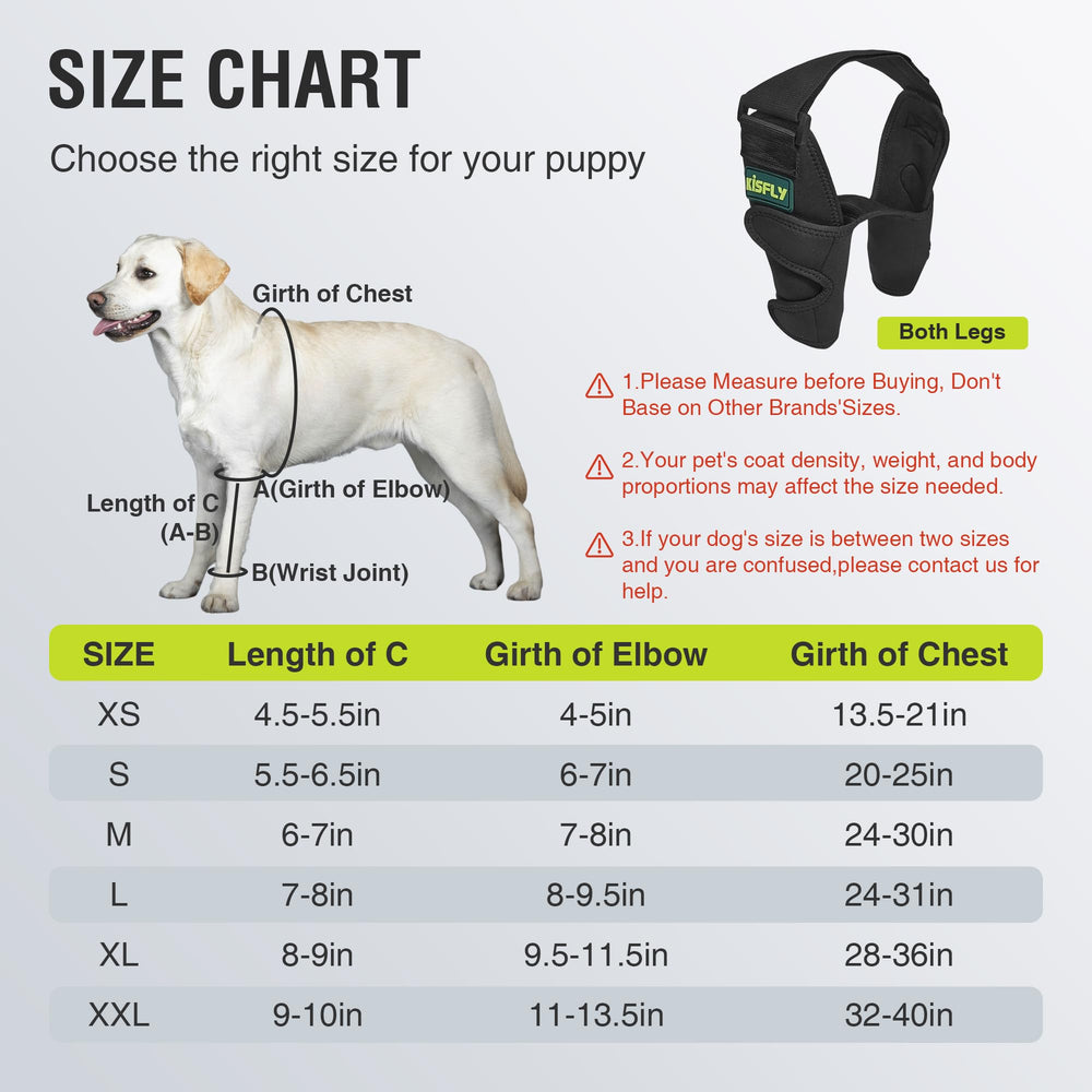 KISFLY dog elbow brace breathable fabric highlights comfort on the chest and elbow area