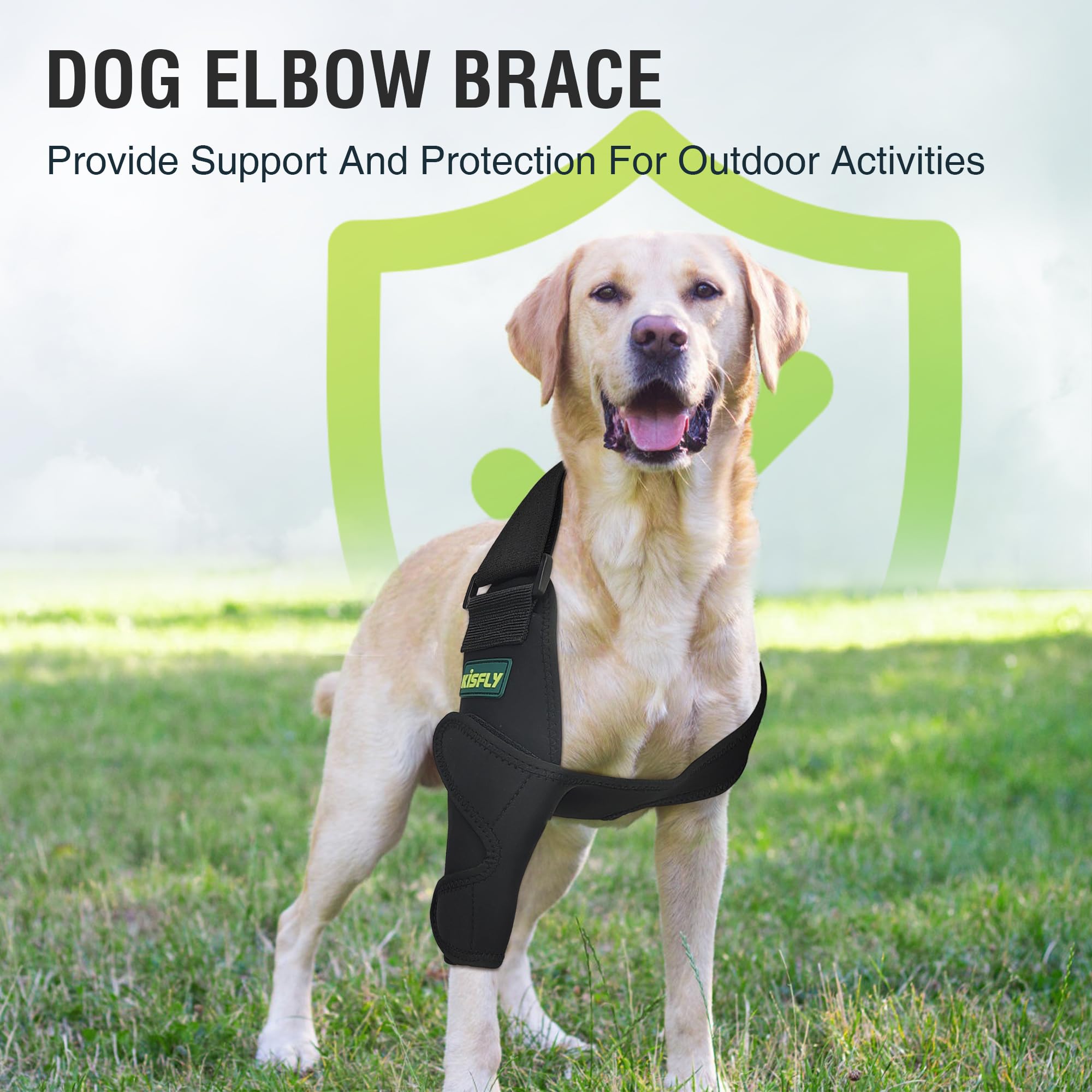 Adjustable straps on KISFLY brace secure a customizable fit
