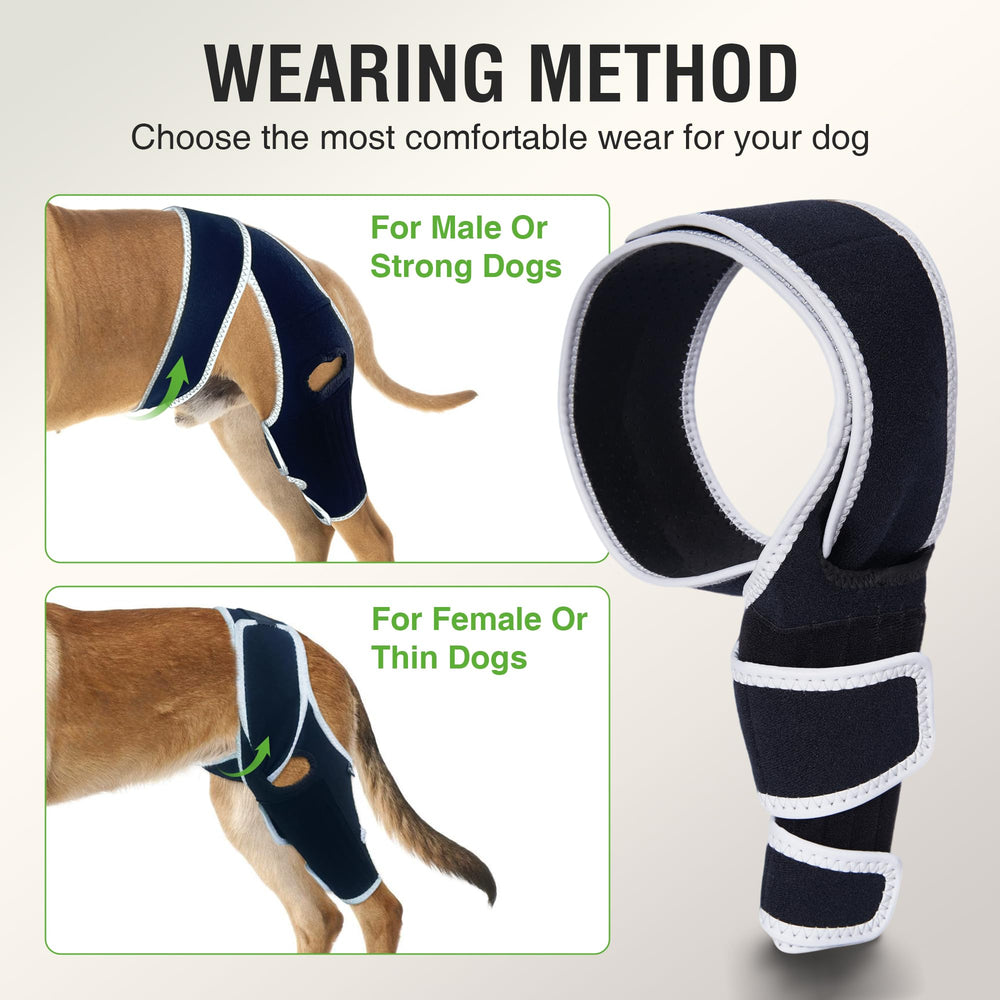 KISFLY dog knee brace breathable 1.5mm fabric for comfortable wear.