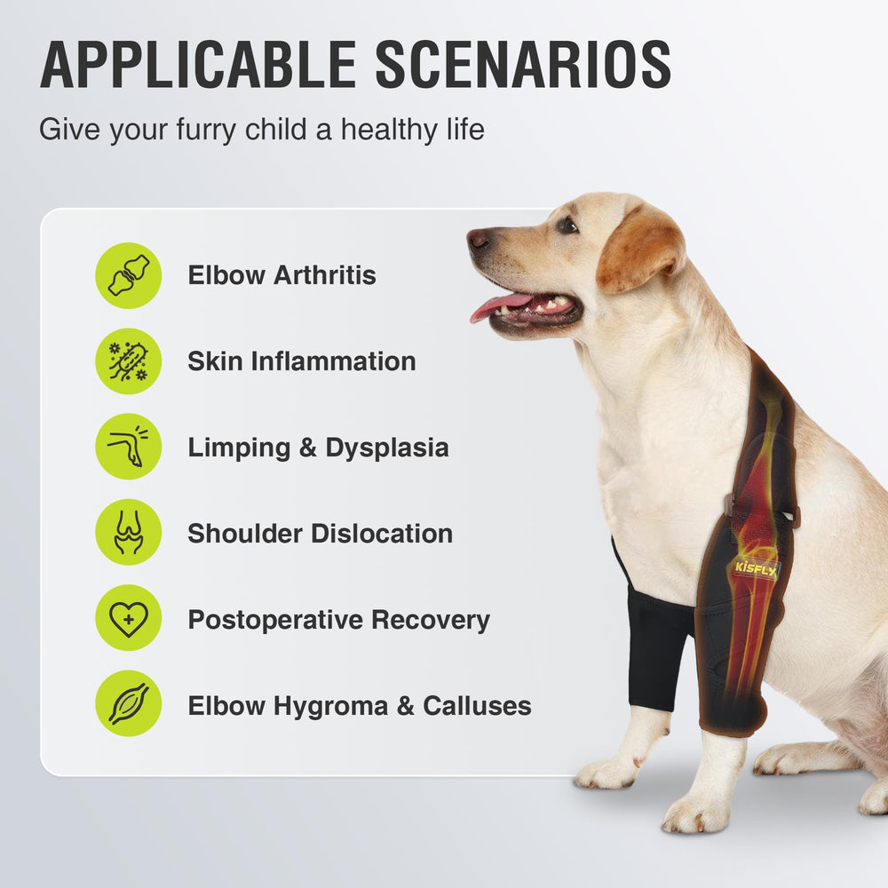 KISFLY dog elbow-shoulder brace close-up of neoprene material