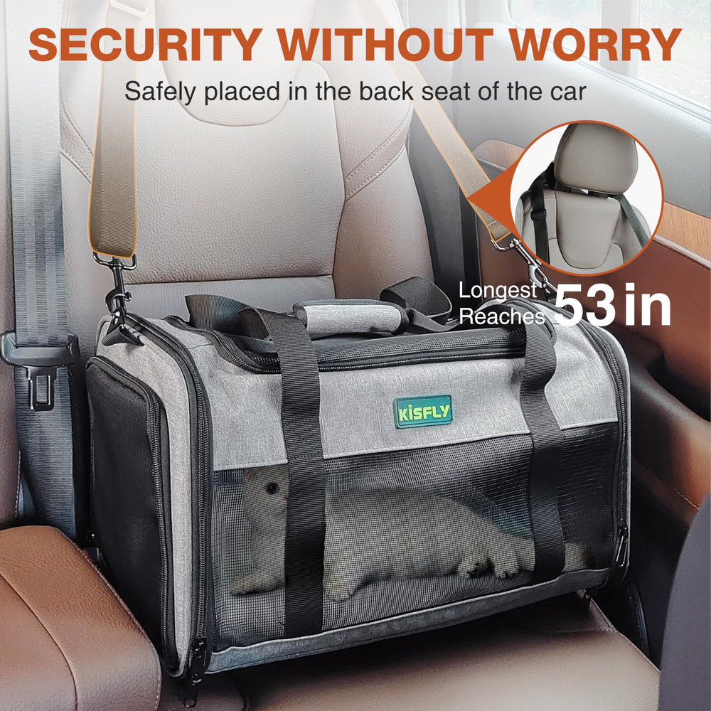 KISFLY TSA-approved carrier reinforced-frame for secure travel