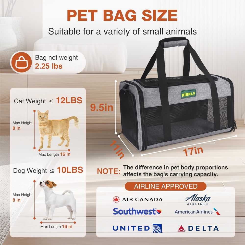 KISFLY waterproof-oxford fabric carrier durability and easy cleaning