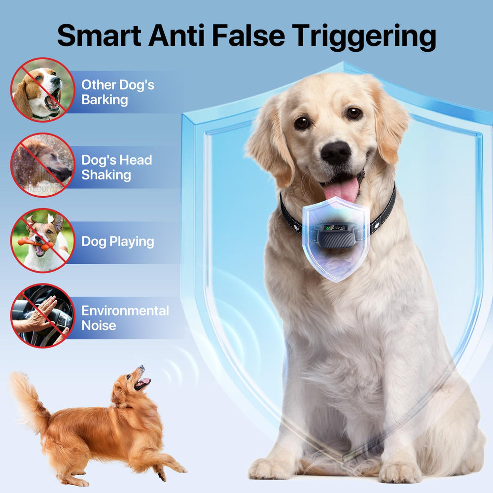 KISMIGER bark collar rechargeable battery graphic notes fast 2-hour charge and long runtime.