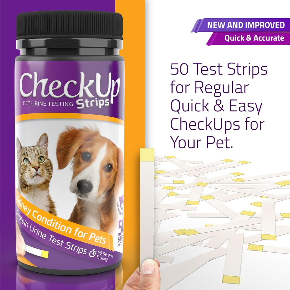 KIT4CAT CheckUp strip being dipped for accurate 60-second result