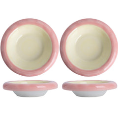 KITCHENLESTAR ceramic cat bowl yellow angled view highlights compact 6 oz capacity for meals.