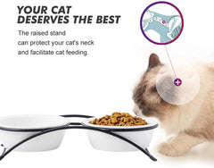 KitchenLeStar twelve-ounce bowls for cats and small dogs.