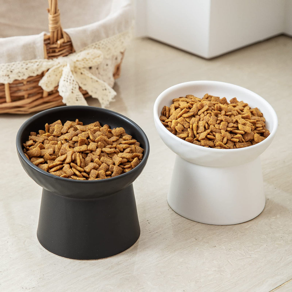 KITCHENLESTAR dishwasher-safe cat bowls simplify cleaning after meals