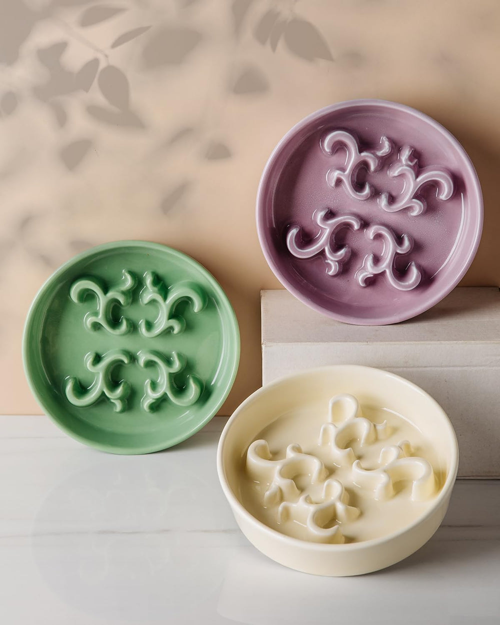 KITCHENLESTAR yellow chew-resistant bowl outperforms plastic alternatives.