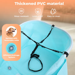 KITPLUS drainage-enabled design prevents water pooling during baths.
