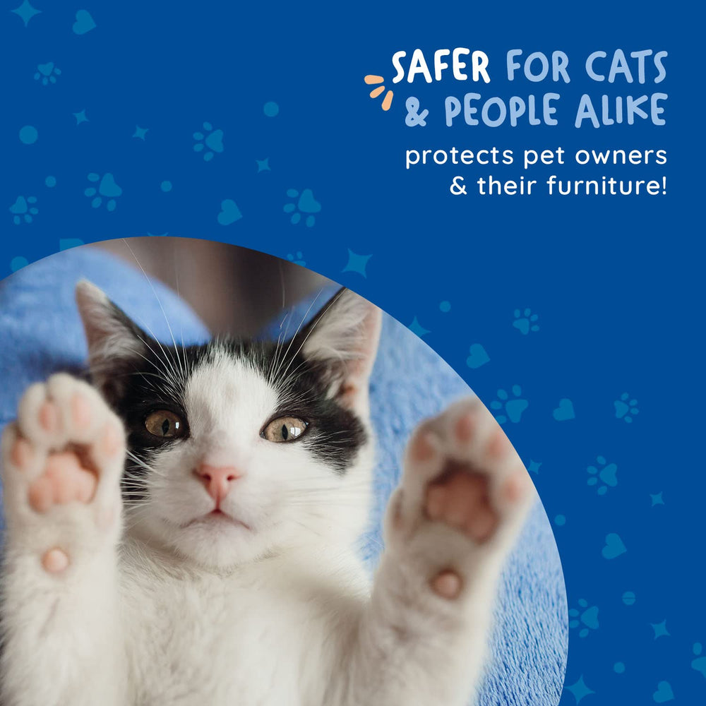 Kitty Cure long-lasting scratcher board supports extended claw-care between replacements