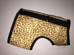 Kitty Holster leopard cat harness provides secure, comfortable walks for cats.