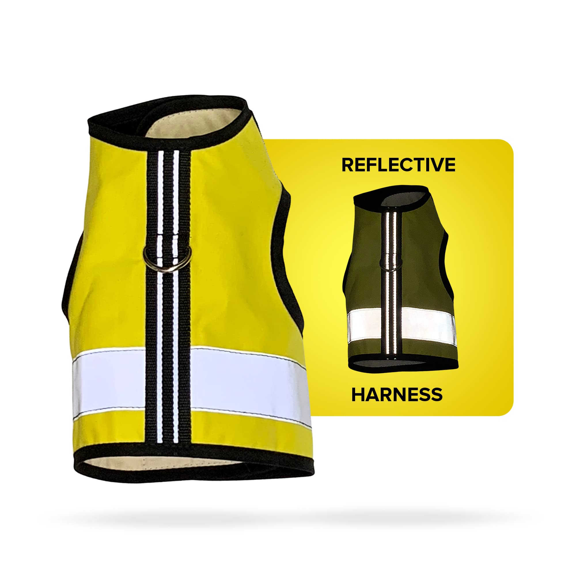 Kitty Holster Reflective Harness daylight visibility boosts safe daytime strolls.