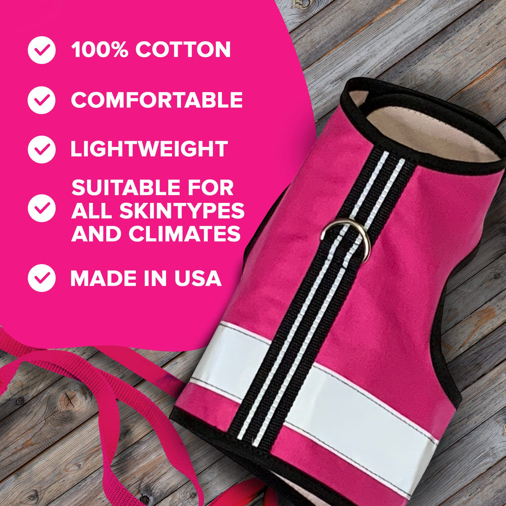 Kitty Holster Reflective Harness size chart for kittens to large cats.