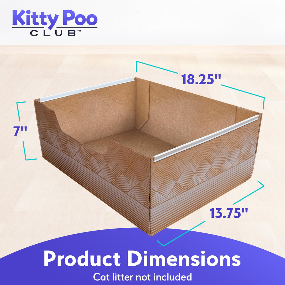 Kitty Poo Club leakproof 2-pack, side profile reduces leaks and spills