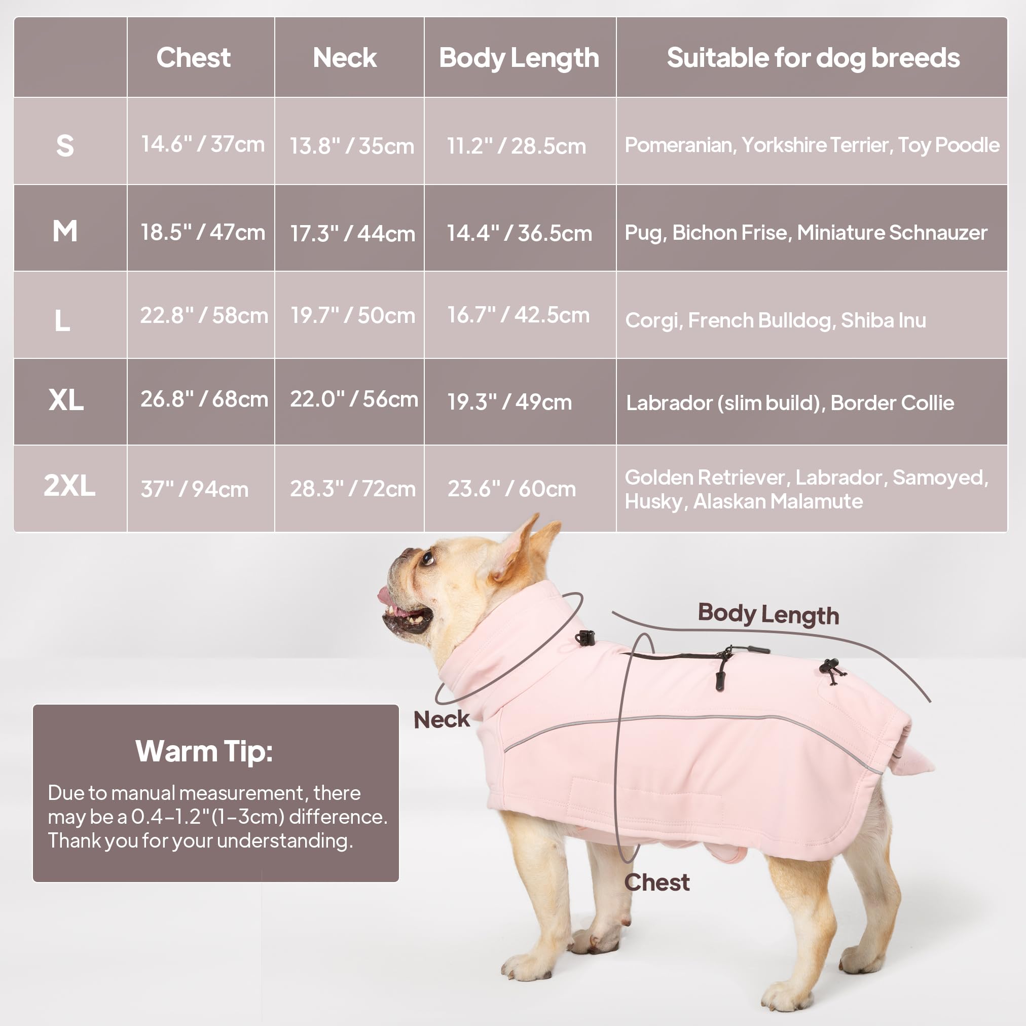 KITVAMREX waterproof membrane visible helps keep dry in rain.