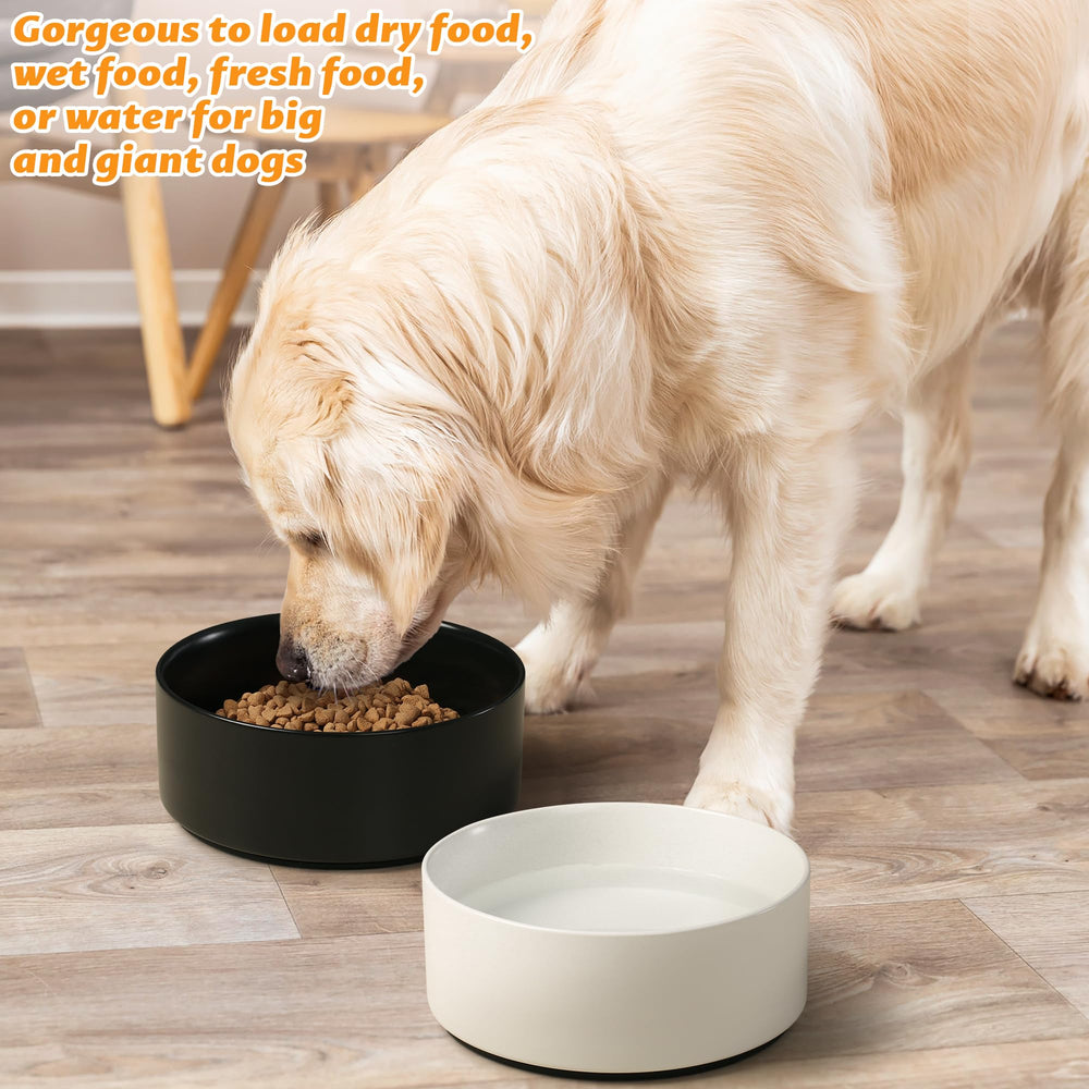 Kitwinney 8inch-dog-bowl-black durable and easy to maintain for medium to large breeds.