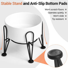 Kitwinney dishwasher-safe ceramic dog bowls are easy to clean.