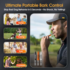 KIVORA adjustable-frequency whistle demonstrates tone tuning for dogs
