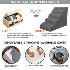 KIWIWOOF removable washable cover for easy cleaning.