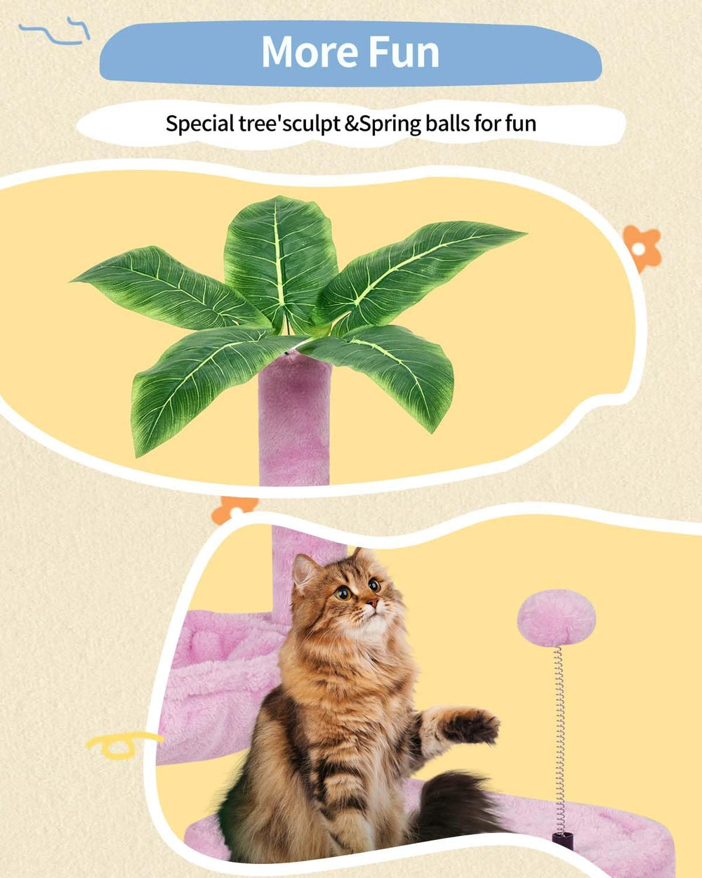 KIYUMI indoor-cat-furniture provides elevated observation points and soft rest.