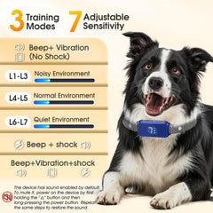 Rechargeable KJKZO bark collar charging via USB-C for quick, long-lasting use.