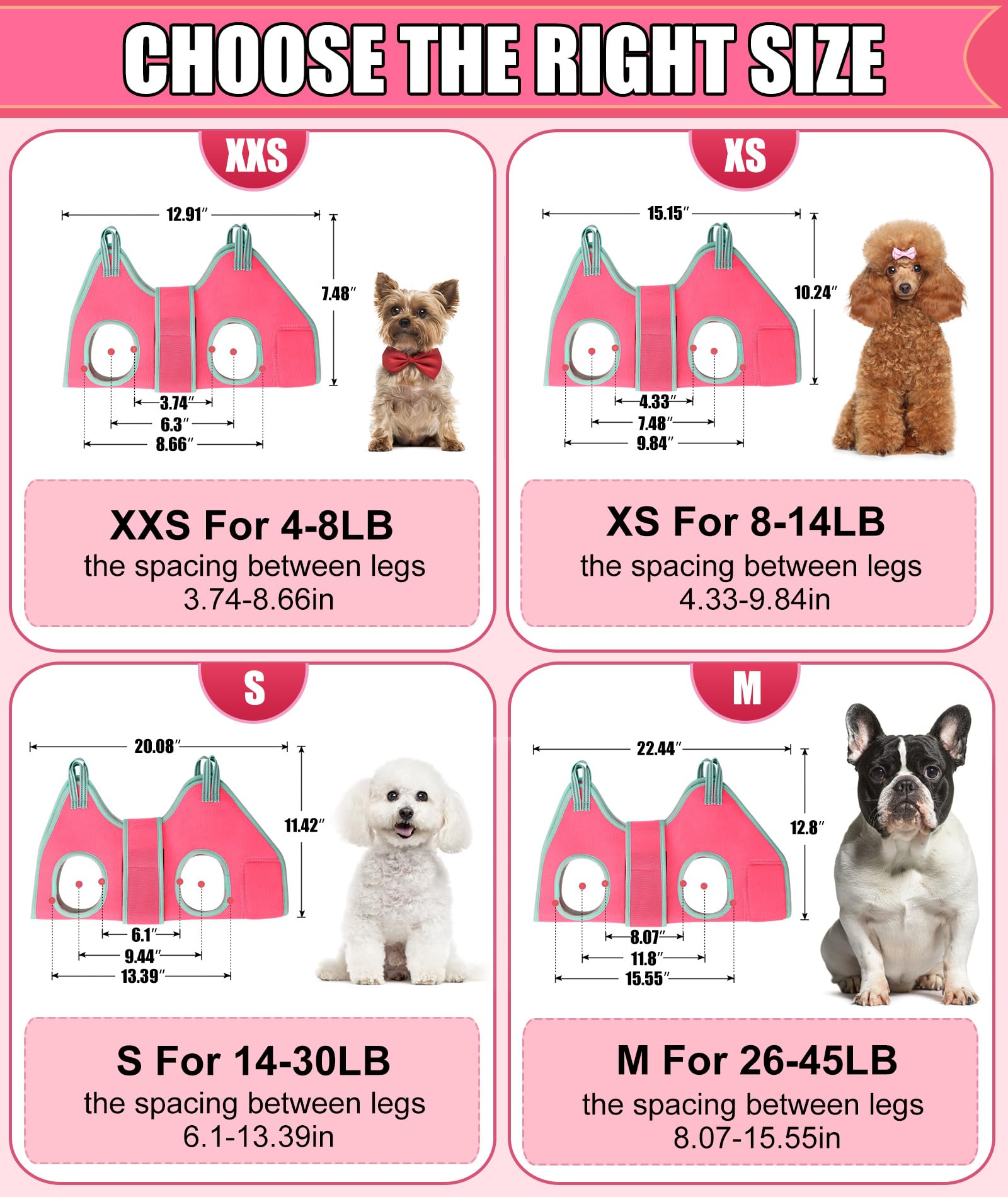 Kkiimatt small-dog hammock size-s fits tiny pets for safe grooming.